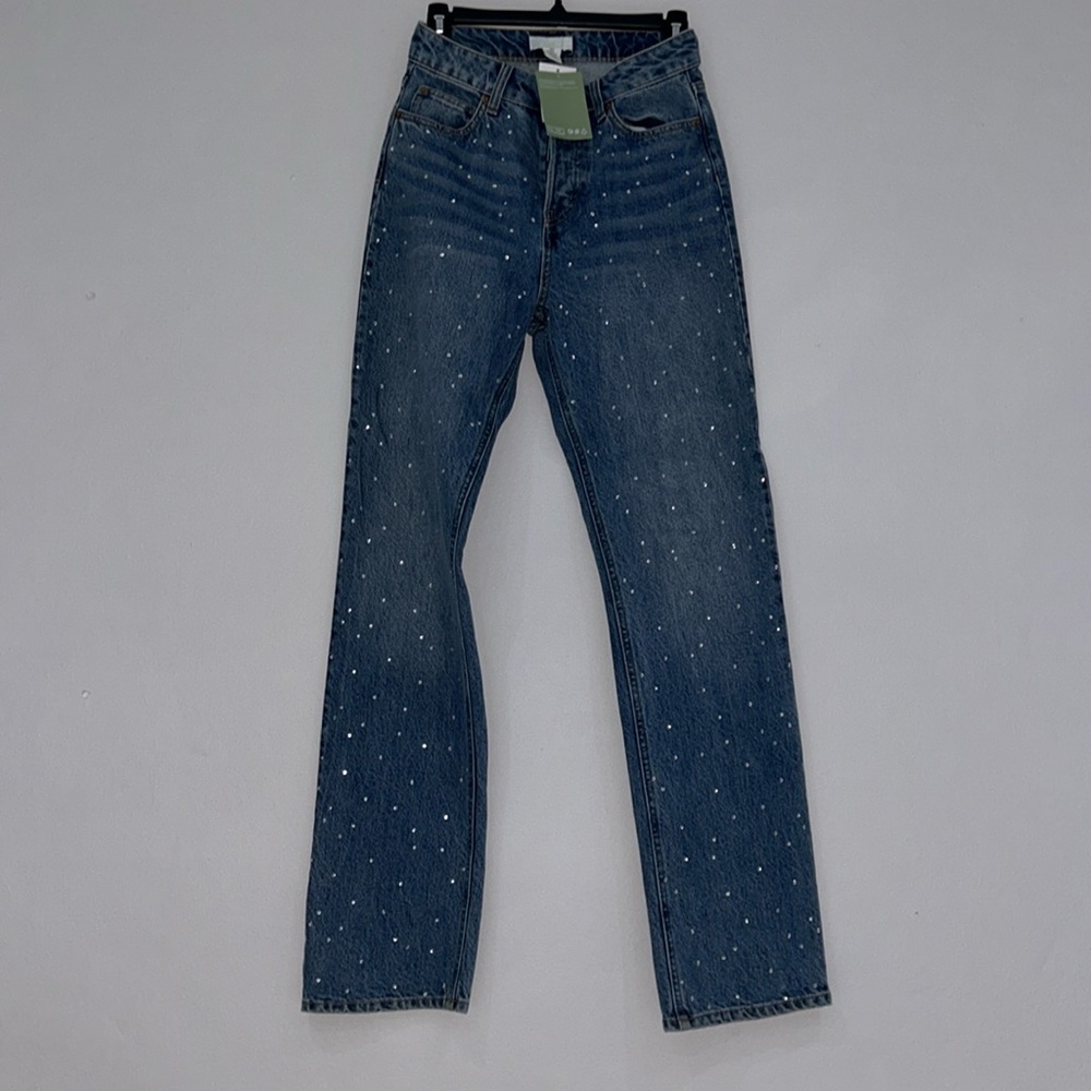 H&M glitter jeans/ size 2/
